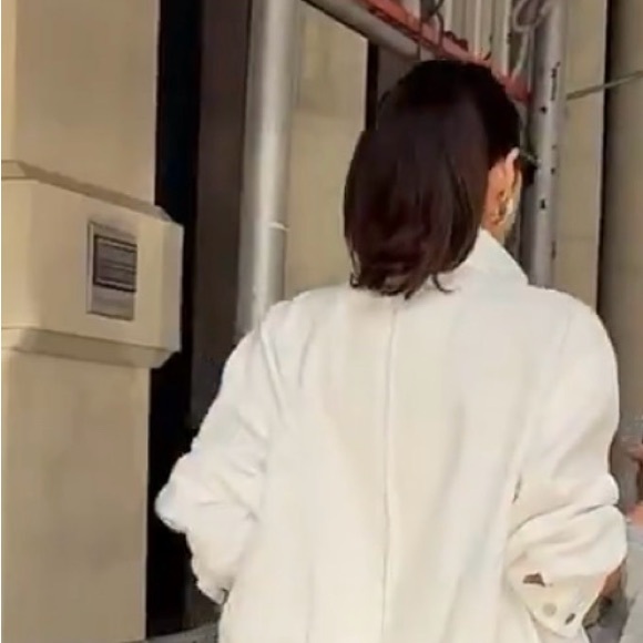 Zara 100% LINEN BOMBER JACKET ZW COLLECTION - Picture 5 of 14